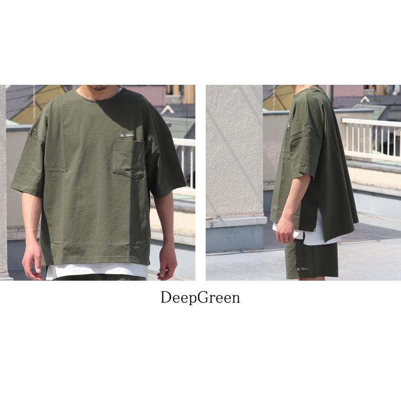 オーディエンス Audience サイドスリット ハーフスリーブ ボクシーAライン Tee VORTEX 8オンス MVS天竺 ブランドロゴ刺繍付き 日本製 AUD6432 | Audience | 20