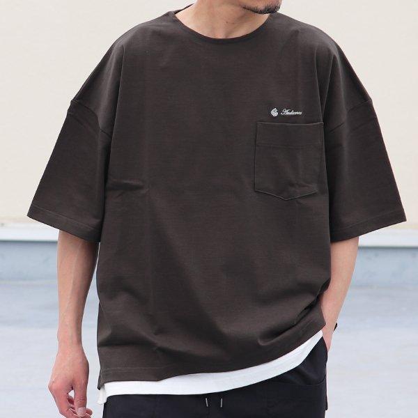 オーディエンス Audience サイドスリット ハーフスリーブ ボクシーAライン Tee VORTEX 8オンス MVS天竺 ブランドロゴ刺繍付き 日本製 AUD6432 | Audience | 04