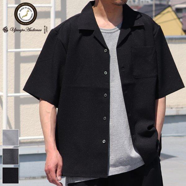 オーディエンス Upscape Audience オープンカラーシャツ ハーフスリーブ Reflax リフラクス トロピカル 日本製 メンズ | Audience