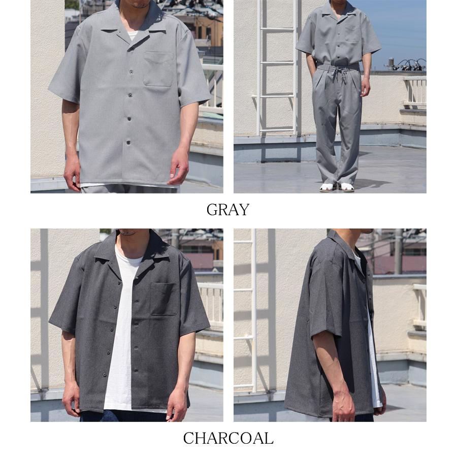 オーディエンス Upscape Audience オープンカラーシャツ ハーフスリーブ Reflax リフラクス トロピカル 日本製 メンズ | Audience | 19