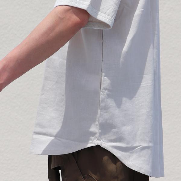 オーディエンス Audience 布帛TEEシャツ ハーフスリーブTEEシャツ サドルショルダー ポケ付き 綿麻 日本製 | Audience | 17