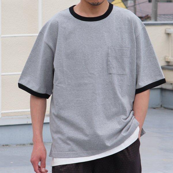 丸胴ヘビーウェイト(度詰天竺）10オンス サイドスリット グラスポケ リンガーTシャツ【MADE IN JAPAN】『日本製』/ Upscape Audience [AUD6448] |  | 11