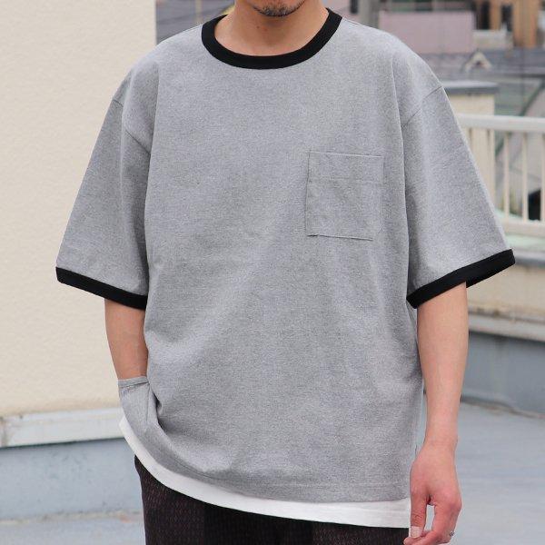 丸胴ヘビーウェイト(度詰天竺）10オンス サイドスリット グラスポケ リンガーTシャツ【MADE IN JAPAN】『日本製』/ Upscape Audience [AUD6448] |  | 12
