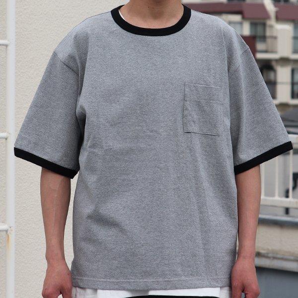 丸胴ヘビーウェイト(度詰天竺）10オンス サイドスリット グラスポケ リンガーTシャツ【MADE IN JAPAN】『日本製』/ Upscape Audience [AUD6448] |  | 16