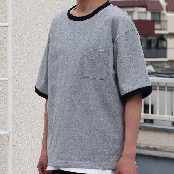 丸胴ヘビーウェイト(度詰天竺）10オンス サイドスリット グラスポケ リンガーTシャツ【MADE IN JAPAN】『日本製』/ Upscape Audience [AUD6448] |  | 17