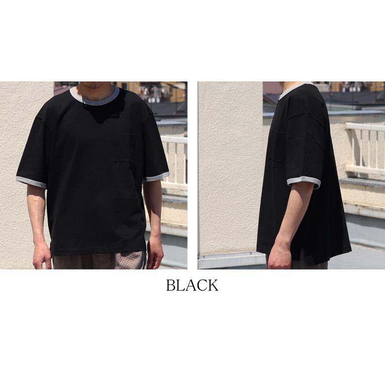 丸胴ヘビーウェイト(度詰天竺）10オンス サイドスリット グラスポケ リンガーTシャツ【MADE IN JAPAN】『日本製』/ Upscape Audience [AUD6448] |  | 20