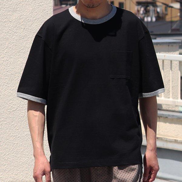 丸胴ヘビーウェイト(度詰天竺）10オンス サイドスリット グラスポケ リンガーTシャツ【MADE IN JAPAN】『日本製』/ Upscape Audience [AUD6448] |  | 06