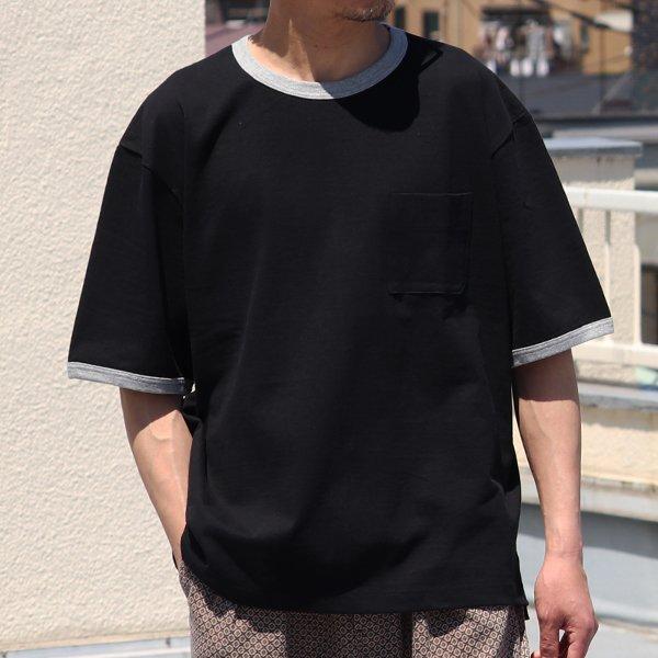 丸胴ヘビーウェイト(度詰天竺）10オンス サイドスリット グラスポケ リンガーTシャツ【MADE IN JAPAN】『日本製』/ Upscape Audience [AUD6448] |  | 07