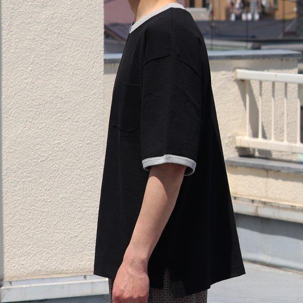 丸胴ヘビーウェイト(度詰天竺）10オンス サイドスリット グラスポケ リンガーTシャツ【MADE IN JAPAN】『日本製』/ Upscape Audience [AUD6448] |  | 09