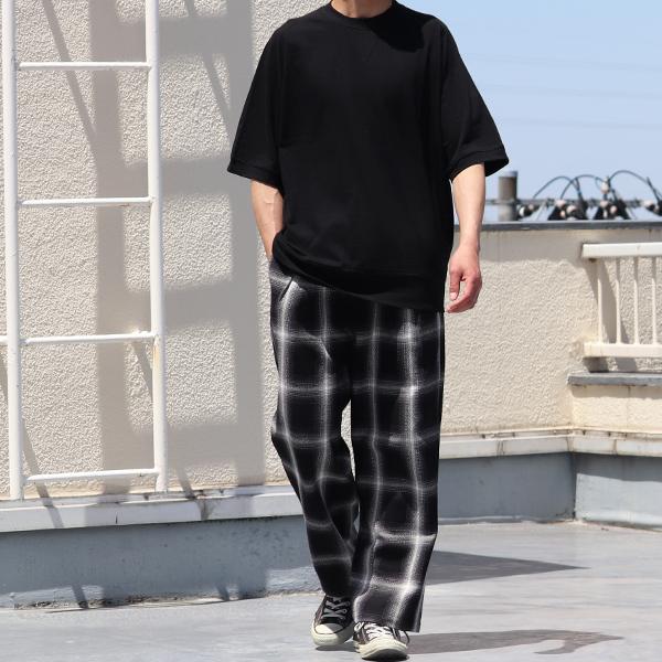 粗挽き天竺 ガゼット クルーネック スウェットライク ハーフスリーブ Tシャツ/ Upscape Audience [AUD6452] | Audience | 12