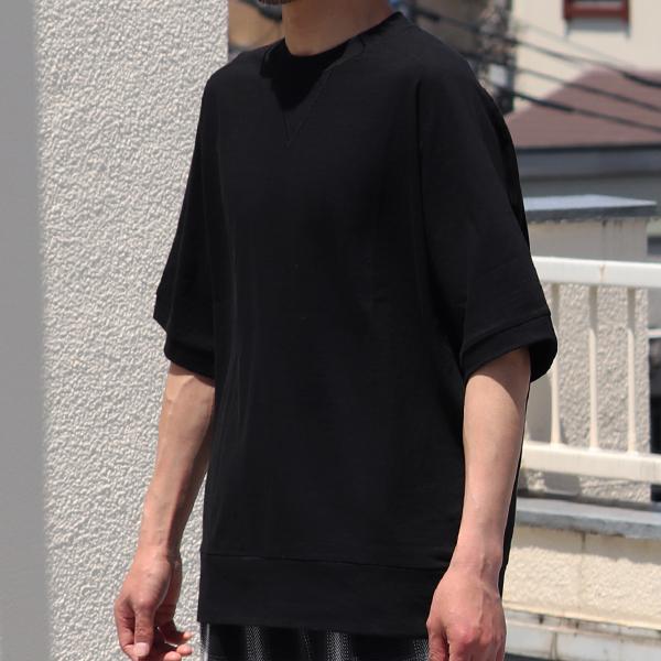 粗挽き天竺 ガゼット クルーネック スウェットライク ハーフスリーブ Tシャツ/ Upscape Audience [AUD6452] | Audience | 11