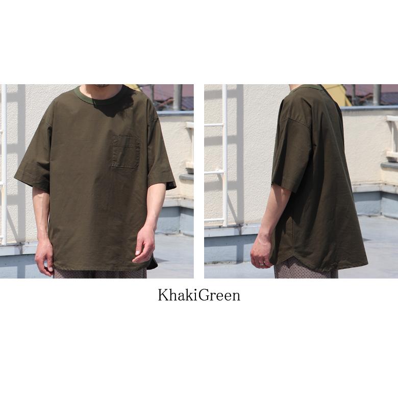 オーディエンス Audience グラスポケットシャツ ハーフスリーブシャツ コットンシーチング 日本製 | Audience | 18