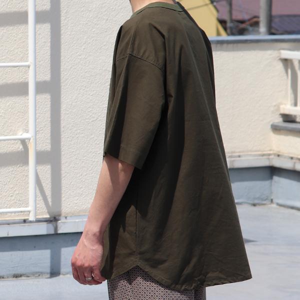 オーディエンス Audience グラスポケットシャツ ハーフスリーブシャツ コットンシーチング 日本製 | Audience | 03
