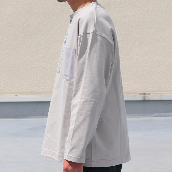 オーディエンス Audience スリーピング ヘンリーネック Tシャツ 布帛ミックス MVS天竺 VORTEX 8オンス 日本製 AUD6475 |  | 11