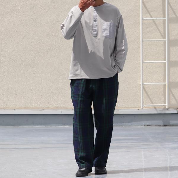 オーディエンス Audience スリーピング ヘンリーネック Tシャツ 布帛ミックス MVS天竺 VORTEX 8オンス 日本製 AUD6475 |  | 12