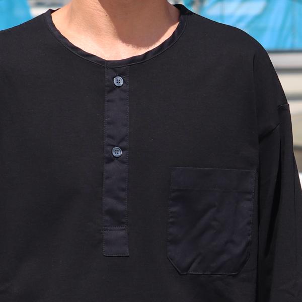 オーディエンス Audience スリーピング ヘンリーネック Tシャツ 布帛ミックス MVS天竺 VORTEX 8オンス 日本製 AUD6475 |  | 13