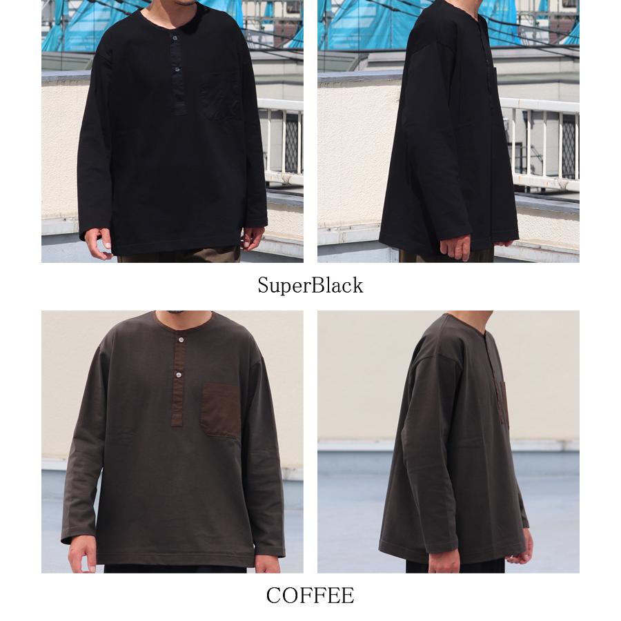 オーディエンス Audience スリーピング ヘンリーネック Tシャツ 布帛ミックス MVS天竺 VORTEX 8オンス 日本製 AUD6475 |  | 17