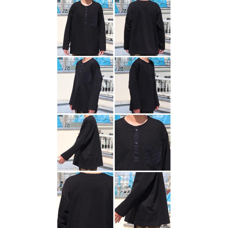 オーディエンス Audience スリーピング ヘンリーネック Tシャツ 布帛ミックス MVS天竺 VORTEX 8オンス 日本製 AUD6475 |  | 18