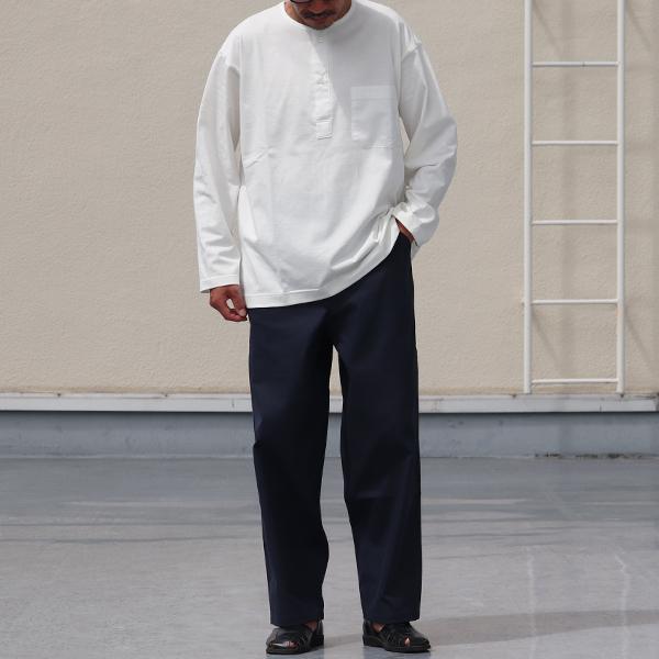 オーディエンス Audience スリーピング ヘンリーネック Tシャツ 布帛ミックス MVS天竺 VORTEX 8オンス 日本製 AUD6475 |  | 06