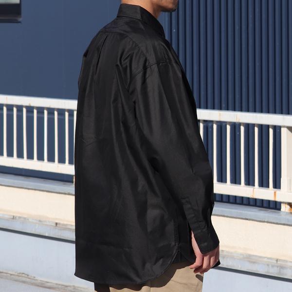 オーディエンス Audience レギュラーカラー ボクシーAライン 長袖 ドレスシャツ タマムシギャバ 備後産 日本製 AUD6506 | Audience | 04