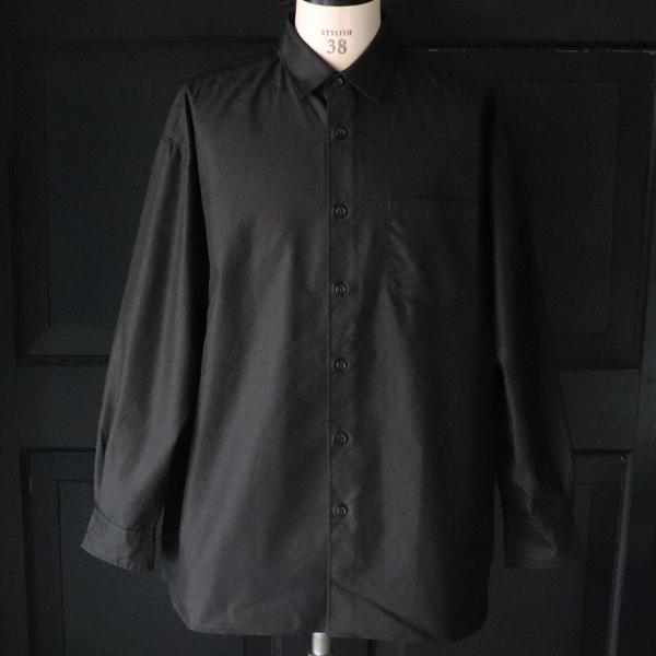 オーディエンス Audience レギュラーカラー ボクシーAライン 長袖 ドレスシャツ タマムシギャバ 備後産 日本製 AUD6506 | Audience | 07