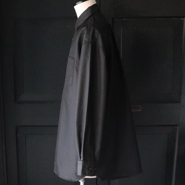 オーディエンス Audience レギュラーカラー ボクシーAライン 長袖 ドレスシャツ タマムシギャバ 備後産 日本製 AUD6506 | Audience | 08