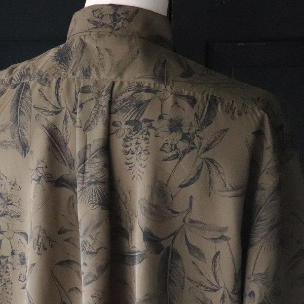 オーディエンス Audience レーヨンライク ピーチファイユ ネオン&リーフパターン レギュラーカラー ハーフスリーブシャツ「丹後」『日本製』 [AUD6508] | Audience | 15