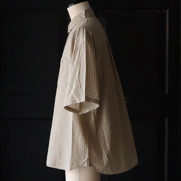 オーディエンス Audience レギュラーカラー ボクシーAライン ハーフスリーブ ワーク シャツドビーミニチェック 播州織 日本製 AUD6602 | Audience | 15