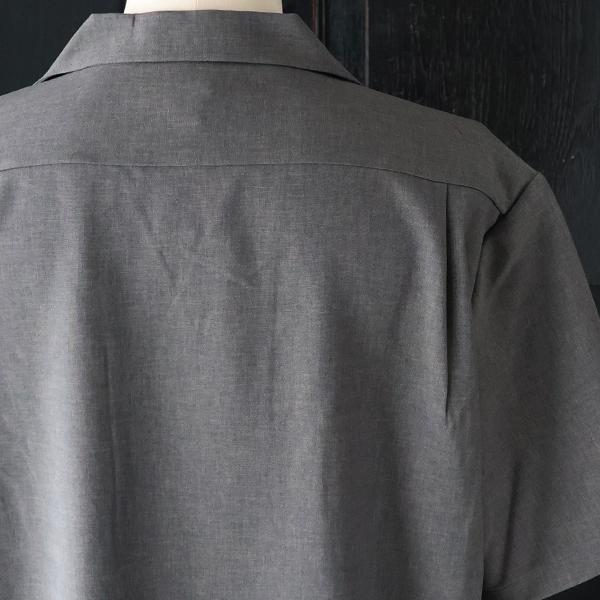 オーディエンス Audience オープンカラー ハーフスリ ーブシャツ NaturemierTM ナチュレミア TECH リネンライクトロワッシャー 日本製 AUD6604 | Audience | 14