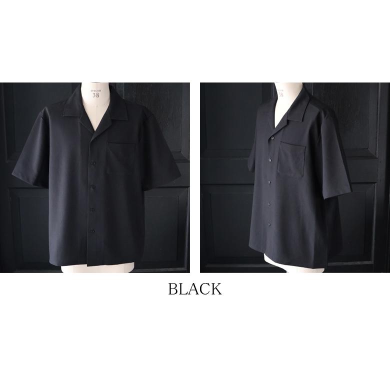 オーディエンス Audience オープンカラー ハーフスリ ーブシャツ NaturemierTM ナチュレミア TECH リネンライクトロワッシャー 日本製 AUD6604 | Audience | 19