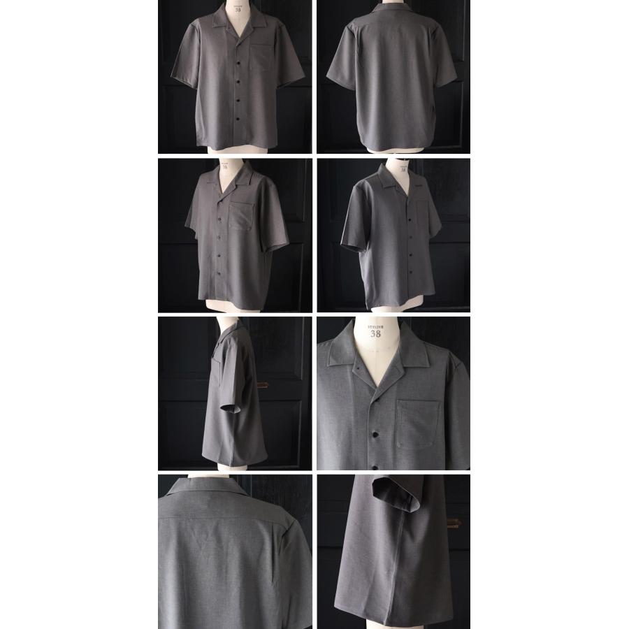 オーディエンス Audience オープンカラー ハーフスリ ーブシャツ NaturemierTM ナチュレミア TECH リネンライクトロワッシャー 日本製 AUD6604 | Audience | 20