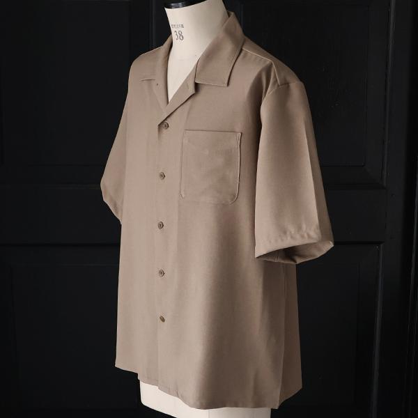 オーディエンス Audience オープンカラー ハーフスリ ーブシャツ NaturemierTM ナチュレミア TECH リネンライクトロワッシャー 日本製 AUD6604 | Audience | 07