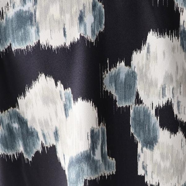 オーディエンス Audience オープンカラー ハーフスリーブシャツ ライトアムンゼン ジャパニーズ カスリライクプリント 梨地 丹後 日本製  AUD6607 | Audience | 10