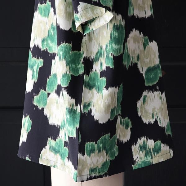 オーディエンス Audience オープンカラー ハーフスリーブシャツ ライトアムンゼン ジャパニーズ カスリライクプリント 梨地 丹後 日本製  AUD6607 | Audience | 15