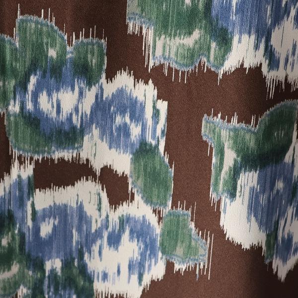 オーディエンス Audience オープンカラー ハーフスリーブシャツ ライトアムンゼン ジャパニーズ カスリライクプリント 梨地 丹後 日本製  AUD6607 | Audience | 08