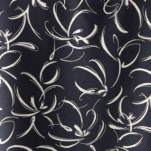 オーディエンス Audience オープンカラー ハーフスリーブシャツ ライトアムンゼン モノトーンフラワー マシンプリント 捺染 梨地 丹後 日本製 | Audience | 13