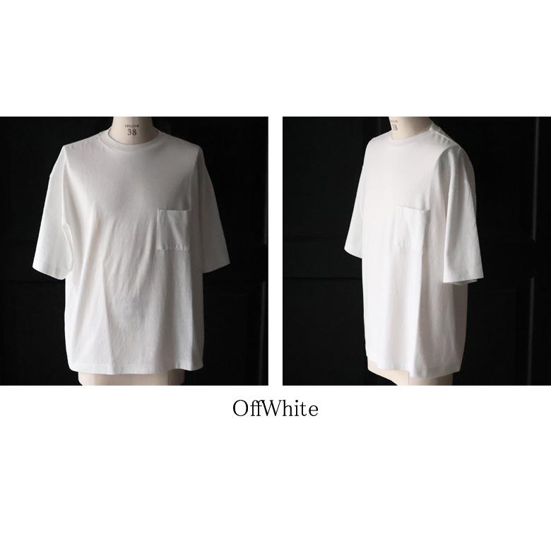 オーディエンス Audience クルーネック ハーフスリーブ 胸ポケット付き ボクシーTシャツ ラフィー天竺 5.5オンス 和歌山 日本製 AUD6618 | Audience | 14