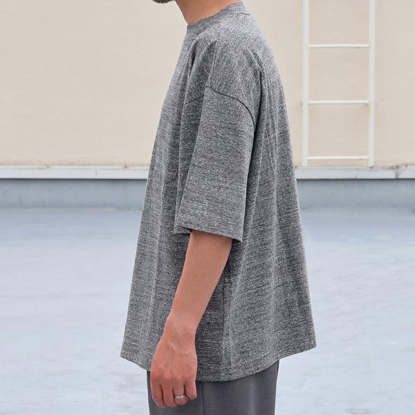 オーディエンス Audience クルーネック ハーフスリーブ 胸ポケット付き ボクシーTシャツ ラフィー天竺 5.5オンス 和歌山 日本製 AUD6618 | Audience | 03