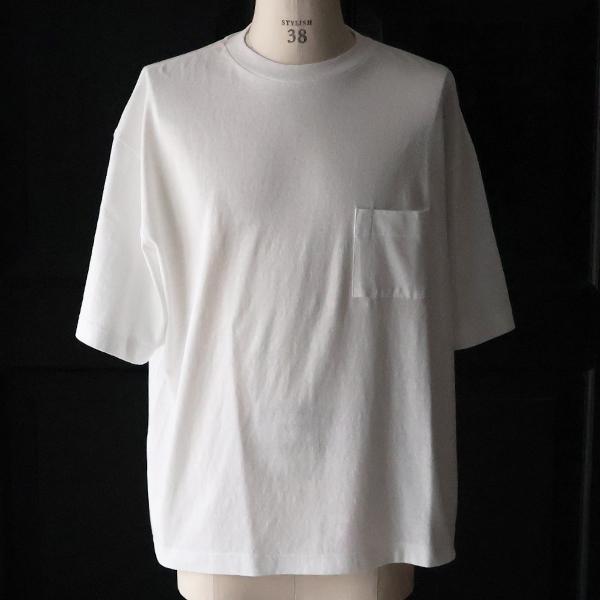 オーディエンス Audience クルーネック ハーフスリーブ 胸ポケット付き ボクシーTシャツ ラフィー天竺 5.5オンス 和歌山 日本製 AUD6618 | Audience | 04