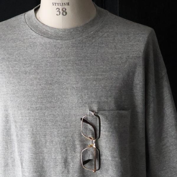 オーディエンス Audience クルーネック ハーフスリーブ 胸ポケット付き ボクシーTシャツ ラフィー天竺 5.5オンス 和歌山 日本製 AUD6618 | Audience | 11