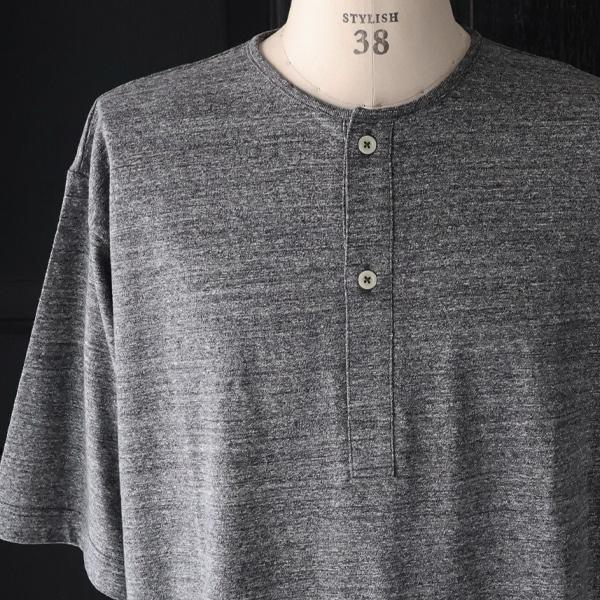 オーディエンス Audience スリーピングヘンリー Tシャツ　ラフィー天竺 5.5オンス ハーフスリーブ 和歌山 日本製 AUD6619 | Audience | 12