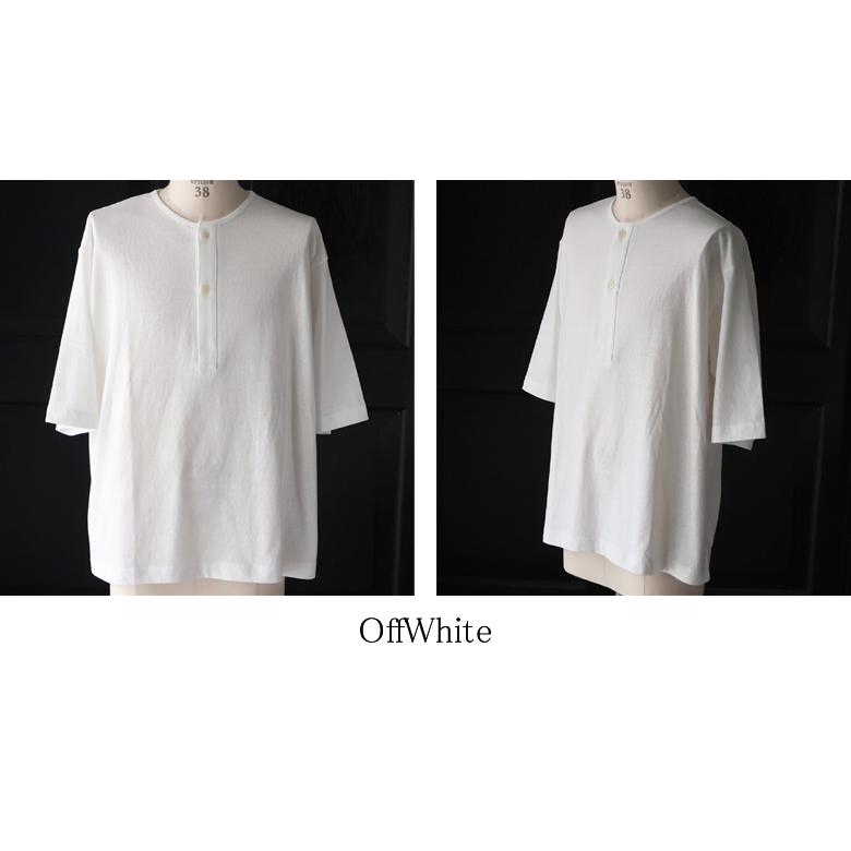 オーディエンス Audience スリーピングヘンリー Tシャツ　ラフィー天竺 5.5オンス ハーフスリーブ 和歌山 日本製 AUD6619 | Audience | 15