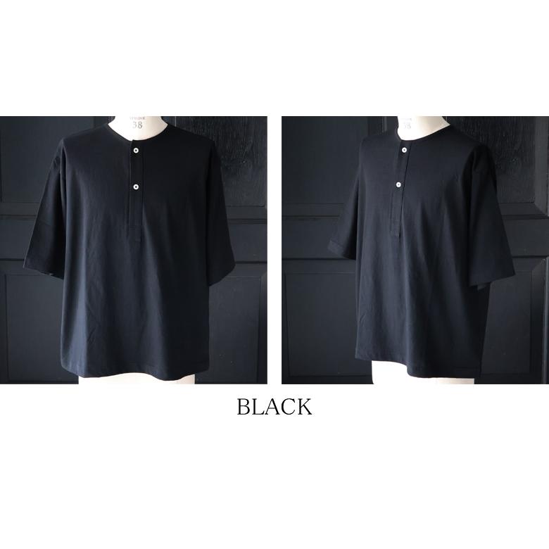 オーディエンス Audience スリーピングヘンリー Tシャツ　ラフィー天竺 5.5オンス ハーフスリーブ 和歌山 日本製 AUD6619 | Audience | 16