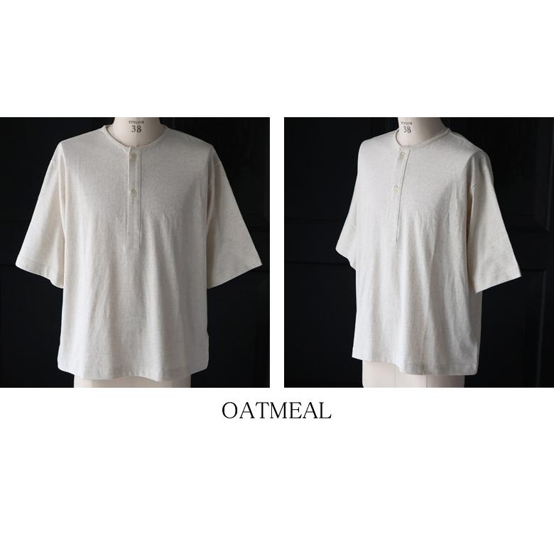 オーディエンス Audience スリーピングヘンリー Tシャツ　ラフィー天竺 5.5オンス ハーフスリーブ 和歌山 日本製 AUD6619 | Audience | 17
