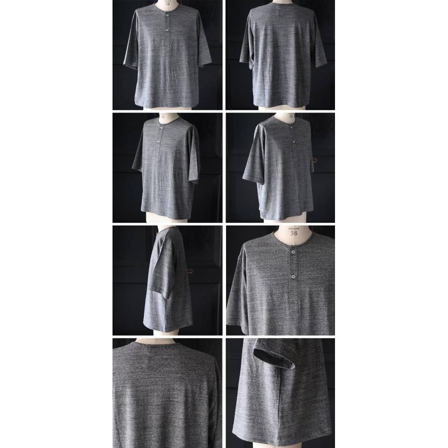オーディエンス Audience スリーピングヘンリー Tシャツ　ラフィー天竺 5.5オンス ハーフスリーブ 和歌山 日本製 AUD6619 | Audience | 20