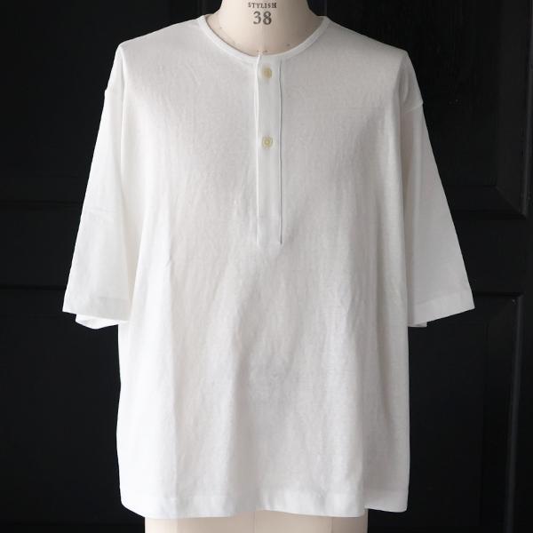 オーディエンス Audience スリーピングヘンリー Tシャツ　ラフィー天竺 5.5オンス ハーフスリーブ 和歌山 日本製 AUD6619 | Audience | 04