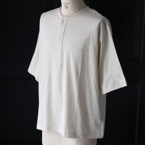 オーディエンス Audience スリーピングヘンリー Tシャツ　ラフィー天竺 5.5オンス ハーフスリーブ 和歌山 日本製 AUD6619 | Audience | 07