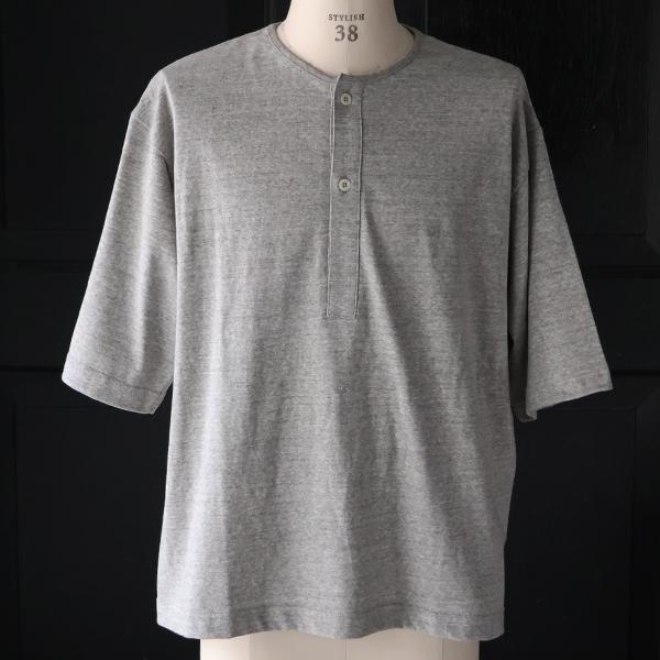 オーディエンス Audience スリーピングヘンリー Tシャツ　ラフィー天竺 5.5オンス ハーフスリーブ 和歌山 日本製 AUD6619 | Audience | 08
