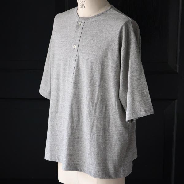 オーディエンス Audience スリーピングヘンリー Tシャツ　ラフィー天竺 5.5オンス ハーフスリーブ 和歌山 日本製 AUD6619 | Audience | 09