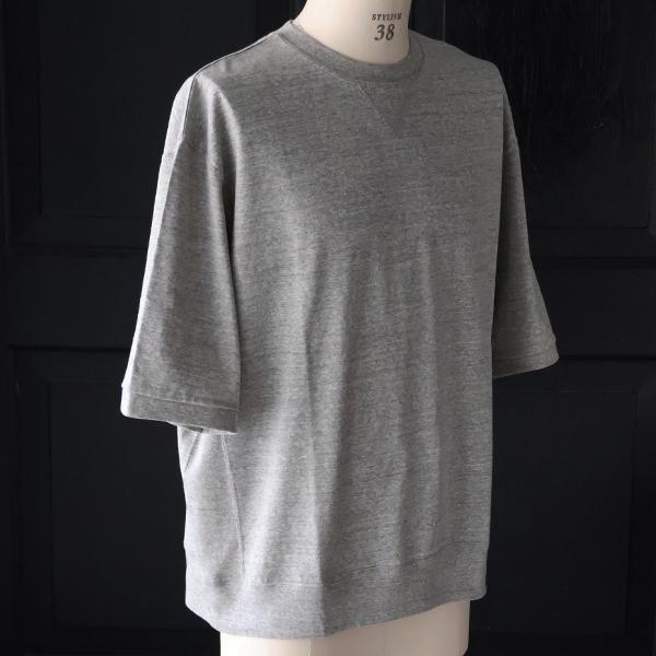 オーディエンス Audience ガゼット クルーネック ハーフスリーブ  Tシャツ ラフィー天竺 5.5オンス スウェットライク バルーン 和歌山 日本製 AUD6620 | Audience | 13